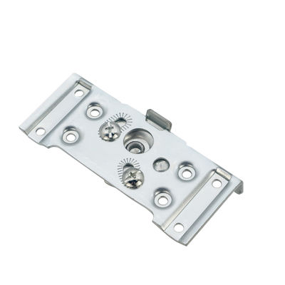 آهن و نایلون درب تاشو چرخ لوله لوازم جانبی برای درب کشویی 8.5cm*11cm