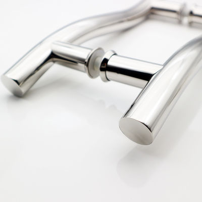 نمونه دستگیره درب شیشه ای نوع H استیل ضد زنگ SUS304، اتمام 1-3 روز کاری، SSS/PSS