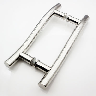 نمونه دستگیره درب شیشه ای نوع H استیل ضد زنگ SUS304، اتمام 1-3 روز کاری، SSS/PSS