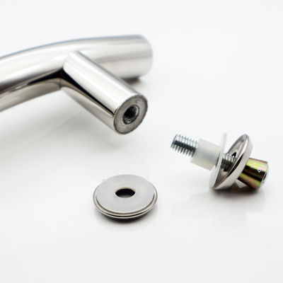 نمونه دستگیره درب شیشه ای نوع H استیل ضد زنگ SUS304، اتمام 1-3 روز کاری، SSS/PSS