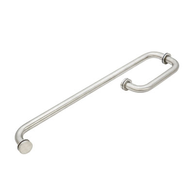 هتل نقره ای محفظه دوش اتاق درب شیشه ای پشت به پشت میله حوله آویز دستگیره