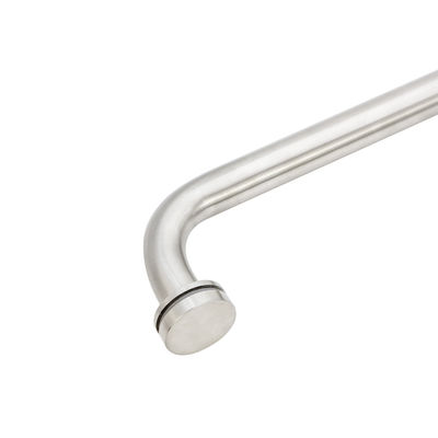 هتل نقره ای محفظه دوش اتاق درب شیشه ای پشت به پشت میله حوله آویز دستگیره