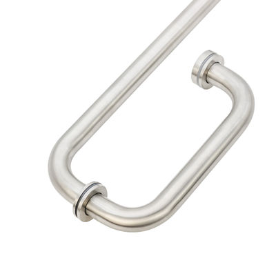 هتل نقره ای محفظه دوش اتاق درب شیشه ای پشت به پشت میله حوله آویز دستگیره