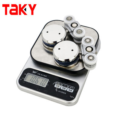 غلتک درب آویز شیشه ای گرد برای درب دوش آویز ایمن با ضخامت 8-12