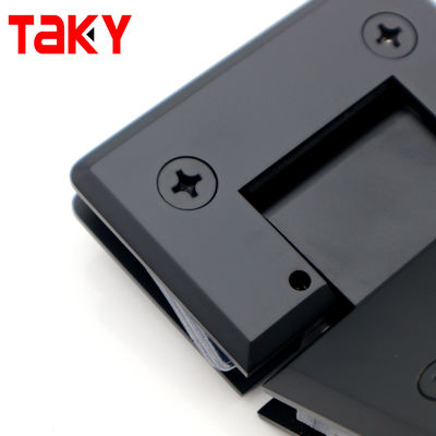 یراقآلات درب شیشهای قابل تنظیم لولای درب دوش شیشهای با لبه اریب 135 درجه شیشه به شیشه