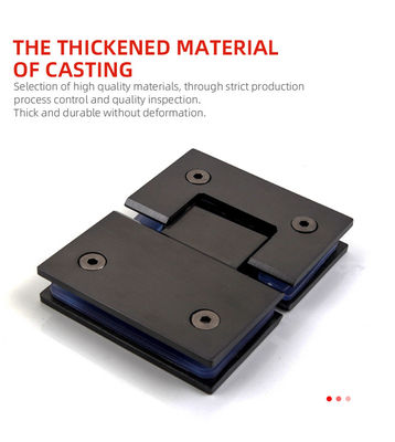 لولا شیشه ای استیل ضد زنگ 180 درجه 135 برای درب های دوش شیشه ای داخلی حمام