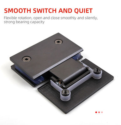 لولا شیشه ای استیل ضد زنگ 180 درجه 135 برای درب های دوش شیشه ای داخلی حمام