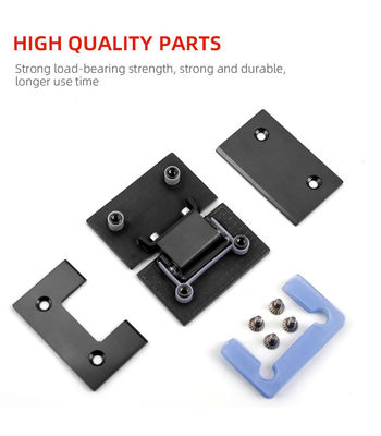 لولا شیشه ای استیل ضد زنگ 180 درجه 135 برای درب های دوش شیشه ای داخلی حمام