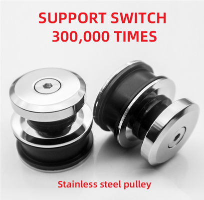 کیت سختافزاری و درب انبار مقاوم در برابر خوردگی با شیشه ایمن به ضخامت 8-12 اینچ