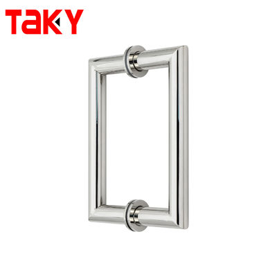 فروش داغ ساخته شده توسط درب شیشه ای استیل ضد زنگ سفارشی دستگیره درب دوش