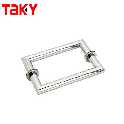 فروش داغ ساخته شده توسط درب شیشه ای استیل ضد زنگ سفارشی دستگیره درب دوش