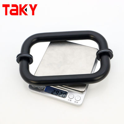 دستگیره درب شیشه ای دوش سیاه مات به دستگیره درب دوش شیشه ای