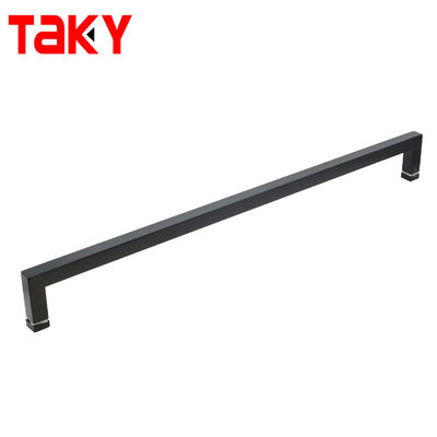 استیل ضدزنگ حمام مربع سیاه و سفید یک طرفه درب نوار درب کشش