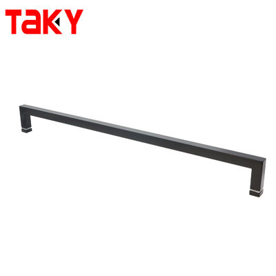 استیل ضدزنگ حمام مربع سیاه و سفید یک طرفه درب نوار درب کشش