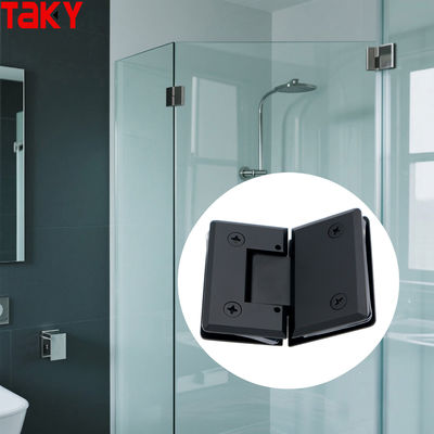 لولا کابین دوش از جنس استنلس استیل مشکی اتاق دوش لولا شیشه ای به شیشه ای