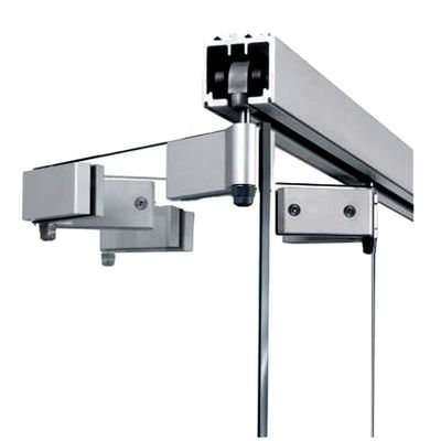 قیمت خوب یراق‌آلات سخت‌افزاری شیشه‌ای کشویی استیل ضد زنگ برای درب تاشوی شیشه‌ای بدون قاب برنجی آنلاین