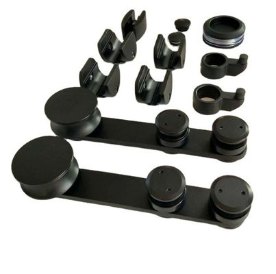 قیمت خوب طراحی مدرن سینی دایره ای کشویی درب انبار کیت سخت افزاری برای سیستم راه آهن دوگانه آویزان آنلاین