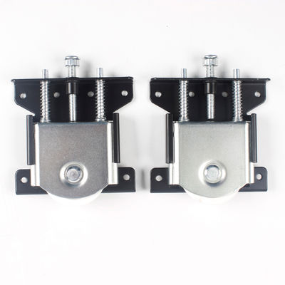 قیمت خوب غلتک چرخ درب کشویی شیاردار فولادی آمریکای جنوبی مشکی نقره ای با ابعاد 8.5 سانتی متر * 11 سانتی متر و با کارکرد سنگین آنلاین