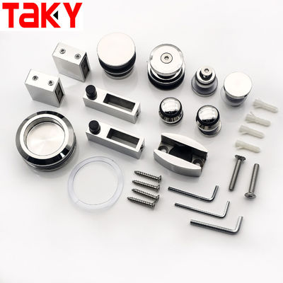 قیمت خوب کیت سخت‌افزار درب شیشه‌ای کشویی با روکش آینه‌ای برای درب دوش حمام Puerta de Ducha آنلاین