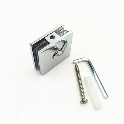 کانادای برنج کروم صفحه دیوار به شیشه شستشو کلیمپ برای عرض درب 600-800mm Hot Item