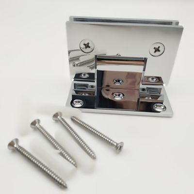 قیمت خوب طراحی مدرن درب حمام شیشه ای برنج پیچ برای عرض درب شیشه ای 800-1000 میلی متر آنلاین