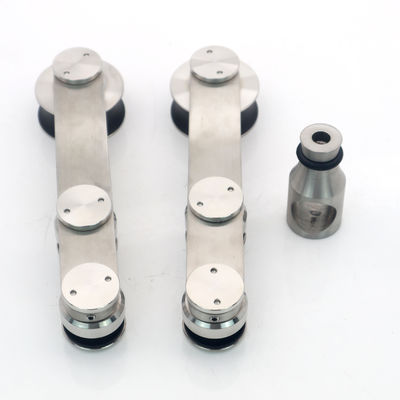 قیمت خوب یراق‌آلات سیستم درب کشویی با روکش کروم برای محفظه دوش شیشه‌ای بدون قاب چوبی آنلاین