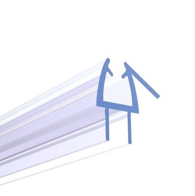 قیمت خوب طراحی مدرن 8-12mm شفاف PVC آب مهر و موم نوار برای دوش صفحه نمایش بلند بلند آنلاین