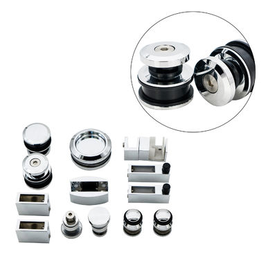 قیمت خوب سخت افزار سیستم درب کشویی فولاد ضد زنگ مدرن برای شیشه امن 10-12 میلی متر ضخیم آنلاین