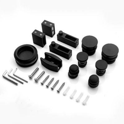 قیمت خوب درب لغزنده ردیاب انبار کیت دوش لوازم جانبی سخت افزار شیشه فولاد ضد زنگ مت سیاه آنلاین