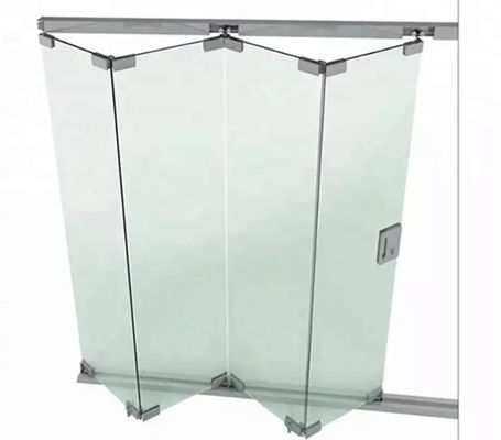 قیمت خوب دستگاه آلات زینک آلیاژ شیشه ای لغزنده تاشو سیستم های شیشه ای بدون قاب درب دوگانه داخلی آنلاین