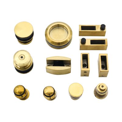 قیمت خوب یراق‌آلات درب کشویی بدون قاب از جنس استیل ضد زنگ 304 برای درب‌های شیشه‌ای سکوریت مربعی آنلاین