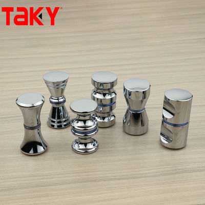 دستگیره و دکمه درب شیشه ای برنجی مدرن سخت افزاری حمام با طراحی سفارشی