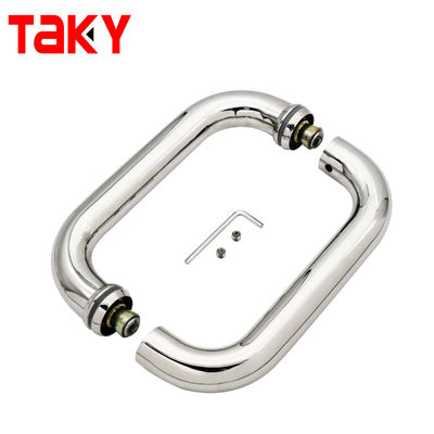 قیمت خوب دستگیره های درب شیشه ای دو طرفه آلومینیومی بادوام برای کاربردهای بیرونی آنلاین