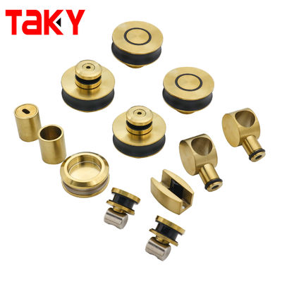 قیمت خوب کیت سخت‌افزار درب شیشه‌ای کشویی بدون قاب با کیفیت بالا از جنس آلیاژ روی آنلاین