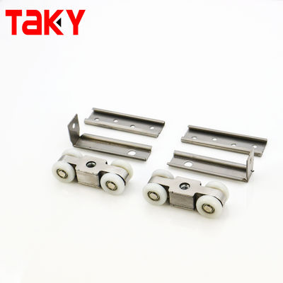 قیمت خوب Wardrobe Sliding Roller Fittings Sliding Door Accessories Furniture Sliding Door Wheel Roller آنلاین