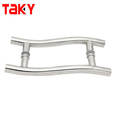قیمت خوب دستگیره درب دوش شیشه ای کشویی S شکل دستگیره کششی درب دوش استیل ضد زنگ آنلاین