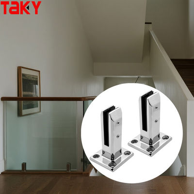 قیمت خوب تنظیم شده 8-12MM مربع فولاد ضد زنگ بولت پایین Spigot شیشه ای چنگال کلیمپ آنلاین