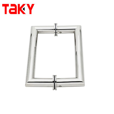 قیمت خوب SS304 دستگیره درب شیشه ای فولاد ضد زنگ با 203 * 203 * 19 * 1.0mm اندازه و طراحی مدرن برای دوش و حمام آنلاین