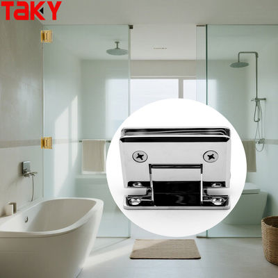 قیمت خوب Europe and America Design H Shape Bathroom Glass Clamp Frameless Tempered Shower Glass Door Hinges آنلاین