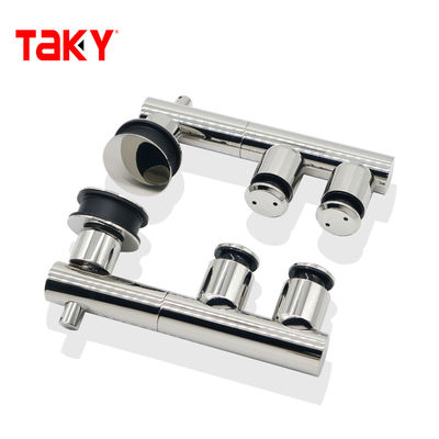 یراق آلات سخت افزاری چرخ های غلتکی حلق آویز موبایل شیشه ای بدون قاب