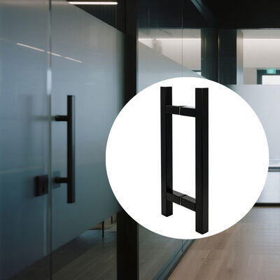 قیمت خوب دستگیره درب شیشه‌ای دوش مدرن از جنس فولاد ضد زنگ SS304 با ابعاد 203*203*19*1.0 میلی‌متر و پرداخت پولیش شده آنلاین