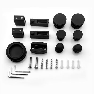 اتصالات درب شیشه ای فولادی ضد زنگ کارخانه درب کشویی برای کابین دوش حمام