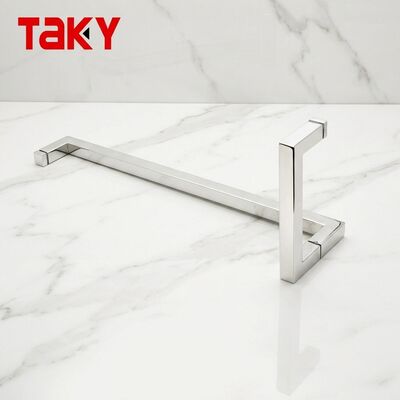 قیمت خوب کارخانه عمده فروشی لوله مربعی بادوام استیل ضد زنگ دستگیره حوله درب دوش آنلاین