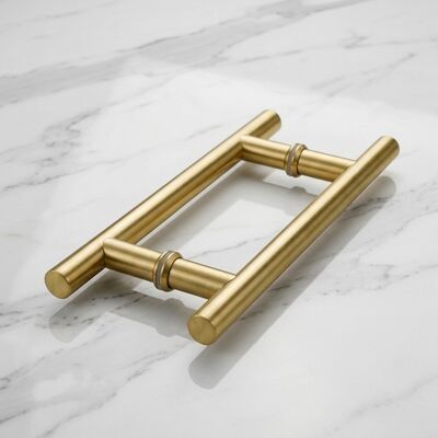 قیمت خوب نصب آسان دستگیره دوش از جنس استنلس استیل دو طرفه نوع H دستگیره کششی درب شیشه ای آنلاین